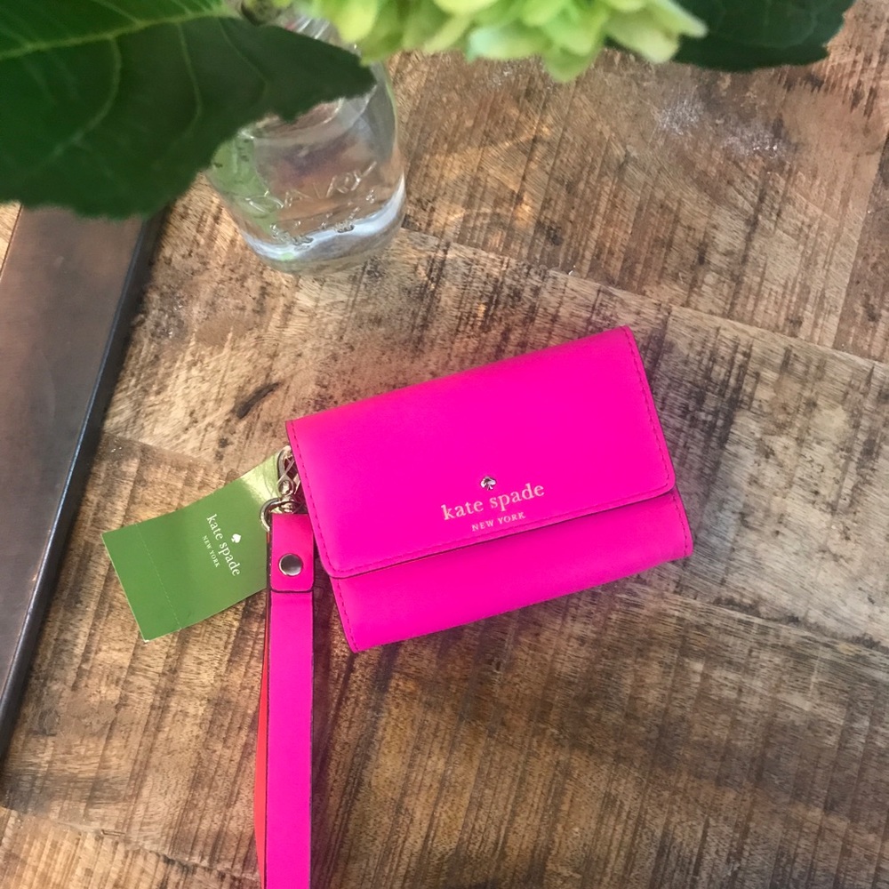 Kate Spade Hot Pink Wallet/Wristlet
